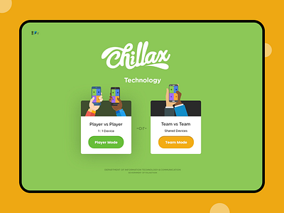 Chillax Player Screen