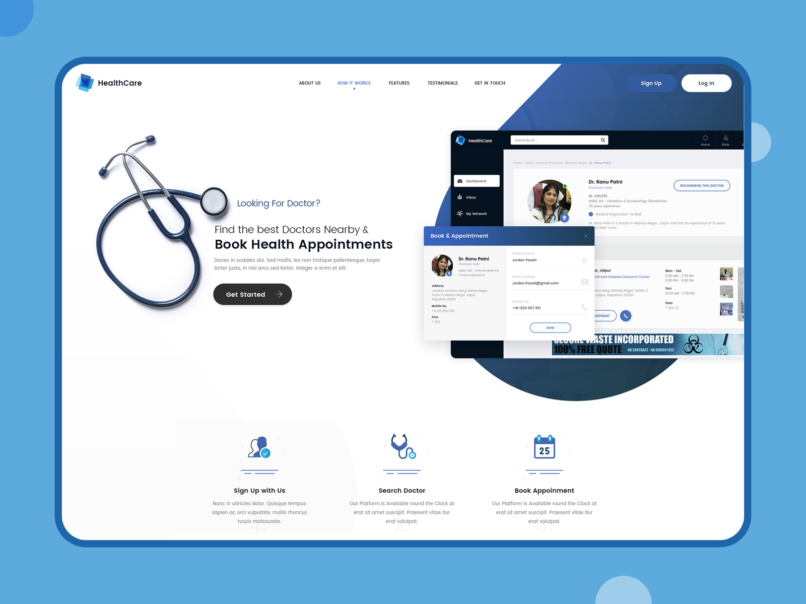 Landing Page By Nitin_kr On Dribbble