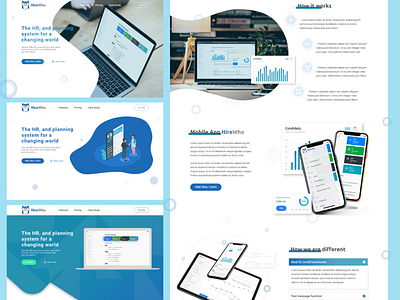 Landing page for SaaS product