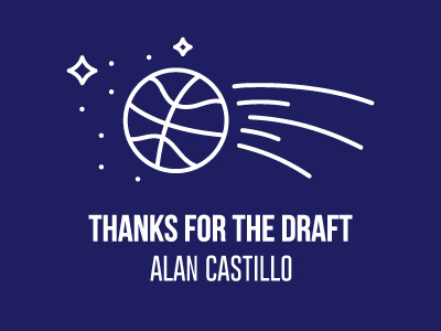 Thanks and welcome ! draft illustration typography