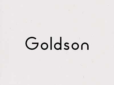 Goldson logotype logos minimalism type