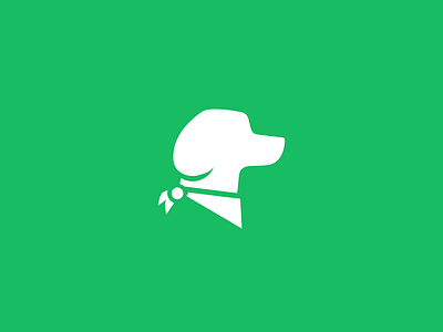 Scenter Logo branding dog flat green icon logo mobile