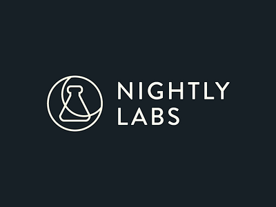 Nightly Labs Lockup line logo wordmark