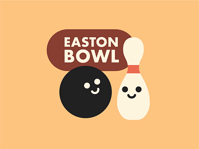 Easton Bowl Buddies bowling cute flat mascot