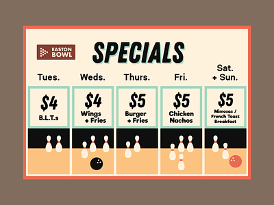 Easton Bowl Specials