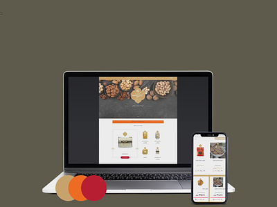 Web Design for Shaygan-Nuts branding graphic design seo ui web design website desin