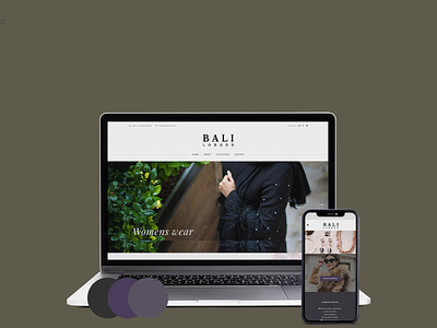 Bali London branding illustration logo web design webdesign