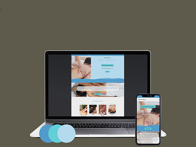 Blue Nile Spa branding design responsive responsive web seo ui web web design webdesign