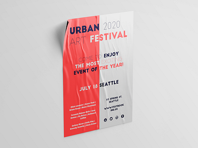 Poster Urban art Festival adobe photoshop adobeillustator art design figma illustration vector web