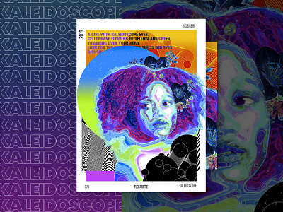 Kaleidoscope abstract adobe photoshop colorful flotantte glitch effect glitchart gradients iridescent poster vaporwave