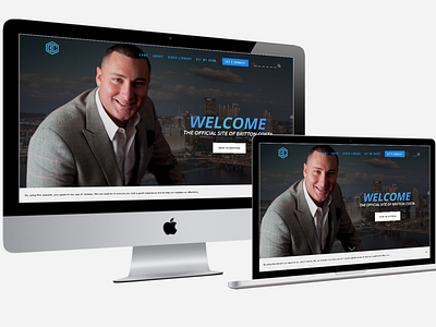 Website Design - brittoncosta.com banner branding design ui ux website design