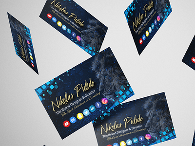 Business Card Design - Branded & Creative for Nikolas Pulido branding business card business card design businesscard creative design icon illustration logo logodesign vector