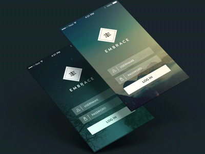 Log in (GIF animation) log in login sign in timelapse photo background minimal clean white