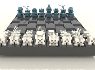 Chessboard 3d chessboard