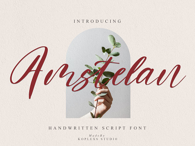 Amstelan typeface