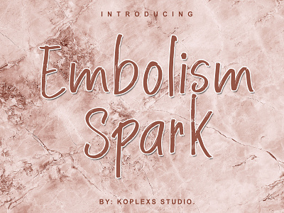 Embolism Spark - Natural Handwritten Brush