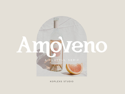 Amoveno - A Playful Serif amoveno classic fashion