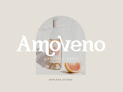 Amoveno - A Playful Serif