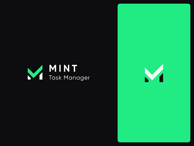 Mint - Task Manager Logo branding design graphic design logo typography