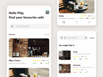 Café mobile app