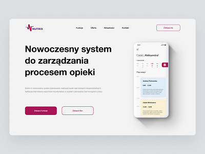 Nutrix Landing Page