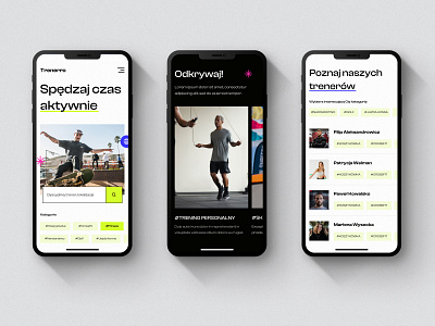 Fitness Website Design design exercise fitness grain landing landing page mobile mobile design mockup retro design search engine social networking site web web design website