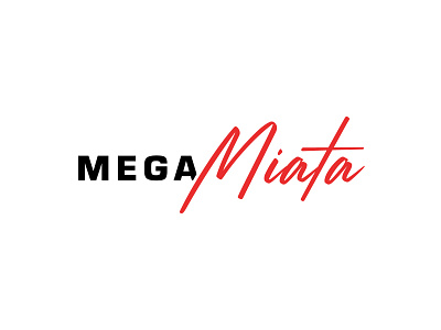 Mega Miata logo logo design logo design branding logodesign miata
