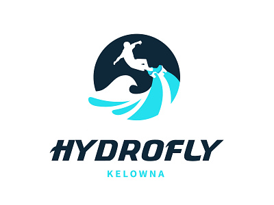 Hydrofly branding design flyboarding illustration logo logo design watersports