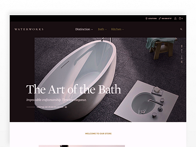 art of bath agency architect architecture bath brand agency branding dashboard design flat identity kitchen minimal minimalism sanitary sink typography ui ux web website