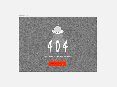 Daily UI 008_404 Page