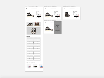 Daily UI 012_E-Commerce Shop design ui ux web website