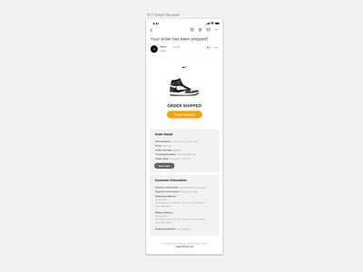 Daily UI 017_Email Receipt