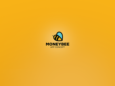 Moneybee animation app art branding clean design flat icon identity illustration illustrator lettering logo minimal type typography ui ux vector web