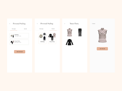 Capsule - Consult a stylist app design ios minimal mobileappdesign productdesign ui uidesign ux uxdesign