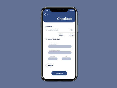 Credit Card Checkout - Mobile