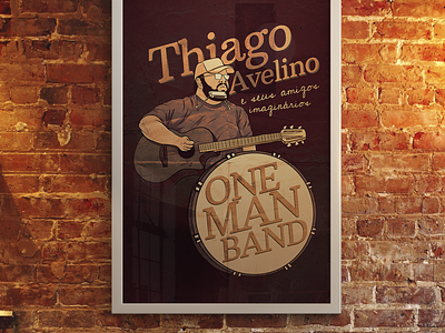 One Man Band - Ilustração Digital digital art draw illustration illustration digital ilustração music musica