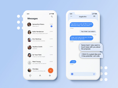 Daily UI Challenge #013 appconcept chat app daily ui 013 dailyui 013 dailyui013 dailyuichallenge dailyuichallenge013 messenger app text app uidesign