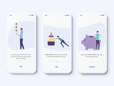 Daily UI Challenge #023 appconcept appdesign daily ui 023 dailyui dailyui 023 dailyui023 dailyuichallenge dailyuichallenge023 fintech onboarding uidesign uiinspiration