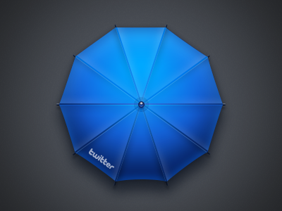 Blue Umbrella icon umbrella