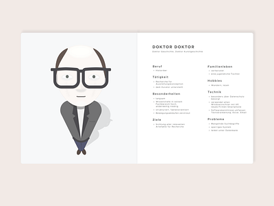 "Doktor Doktor" consulting design icon illustration persona prototyping ui ux vector wireframing