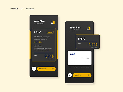 Checkout - Idea Exploration - Daily UI