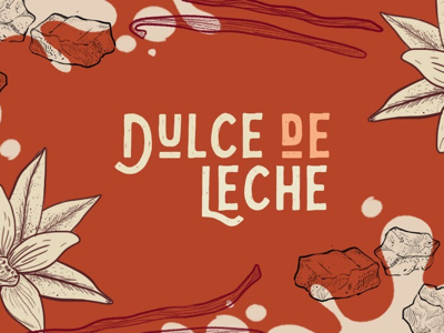 Dulce De Leche design illustration packaging typography