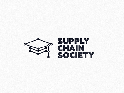 SUPPLY CHAIN SOCIETY - LOGO DESIGN brand branding chain education icon logo society supply typography