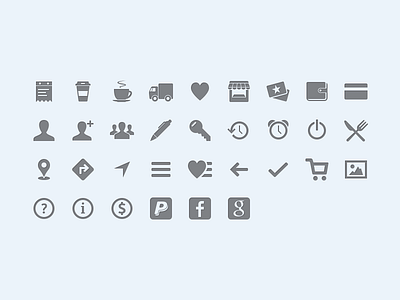 UI Icons 2x android app glyph icon ios iphone ui