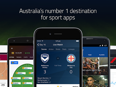 Sportsmate Website app basketball football rugby soccer sports straya website