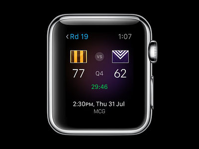 Footy Live for Apple Watch apple football footy sport watch