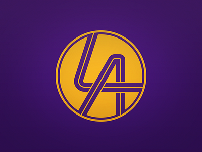 LA Lakers Alternate Logo alternate lakers logo nba