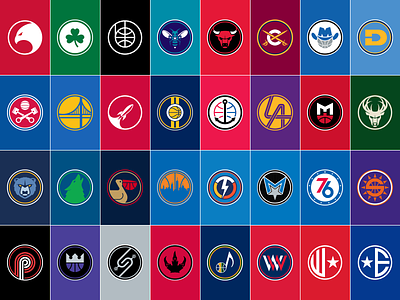 NBA Alternate Logos Complete