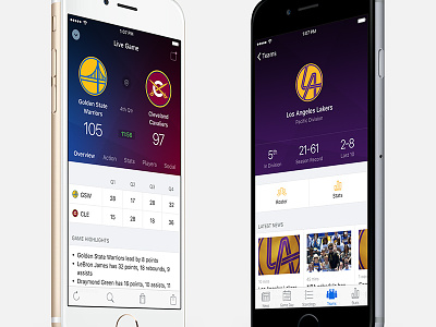 NBA App Preview alternate app logos nba ui