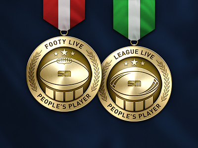 People's Player Award gold illustration medal